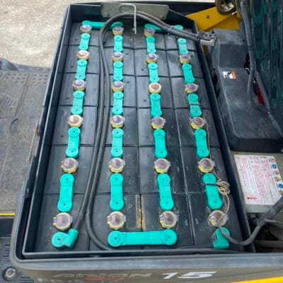 Hình ảnh ắc quy 48V - Xe nâng Komatsu cũ FB15-12 2013