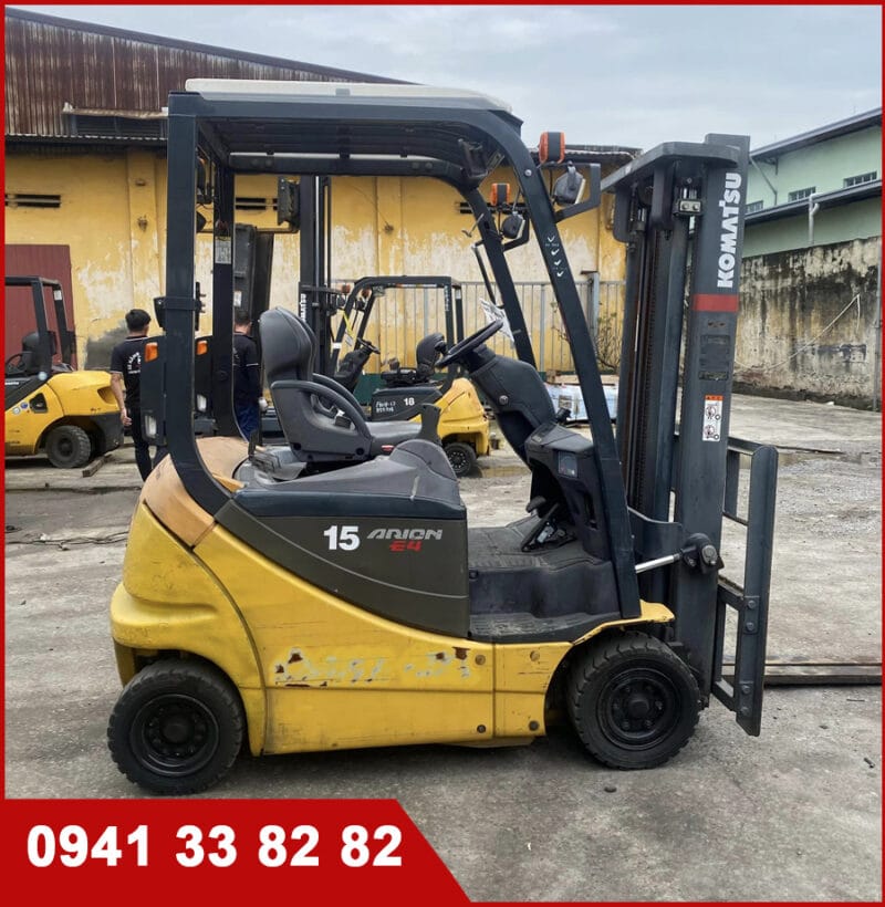 Xe nâng điện cũ Komatsu FB15-12 đời 2013
