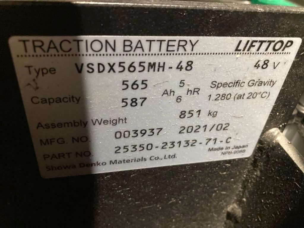 Ắc quy Lifttop 565Ah 48V date 2021