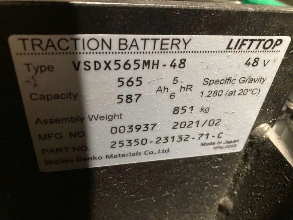 Ắc quy Lifttop 565Ah 48V date 2021