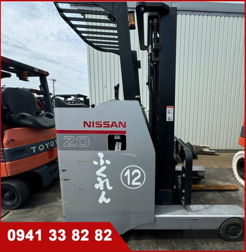Xe nâng điện cũ Nissan 2 tấn đời 2010