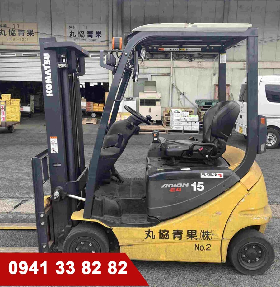 Xe nâng điện cũ Komatsu FB15-12 đời 2019