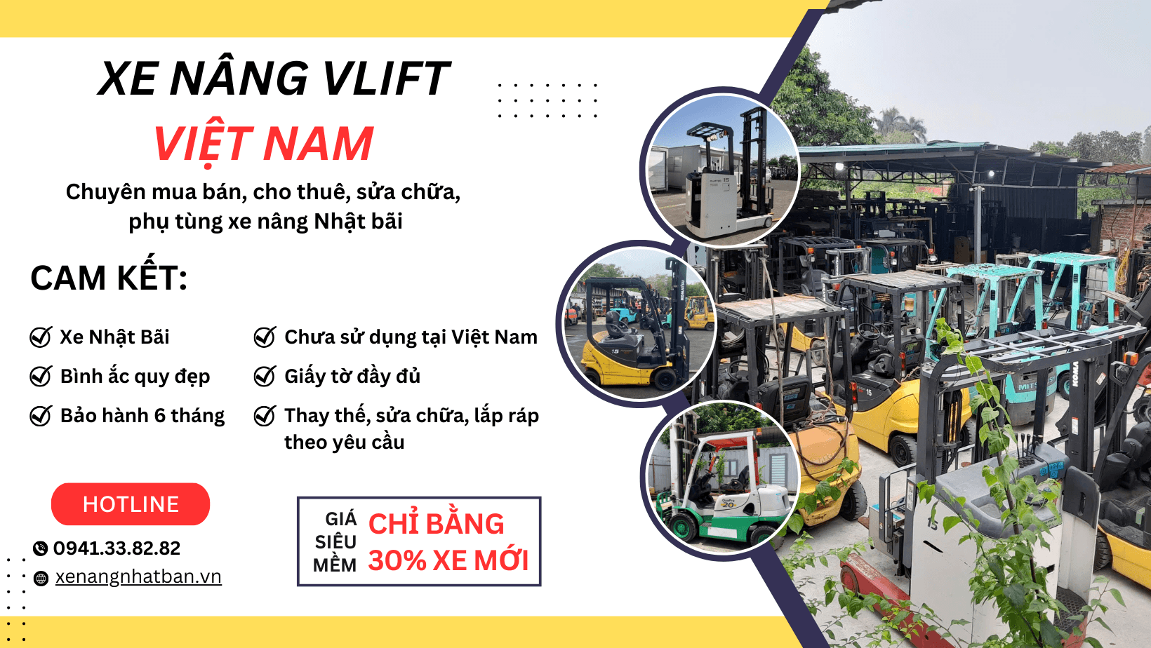 Xe nâng điện cũ - Vlift Việt Nam