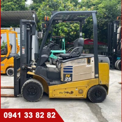 Xe nâng điện cũ Komatsu 2500kg đời 2014