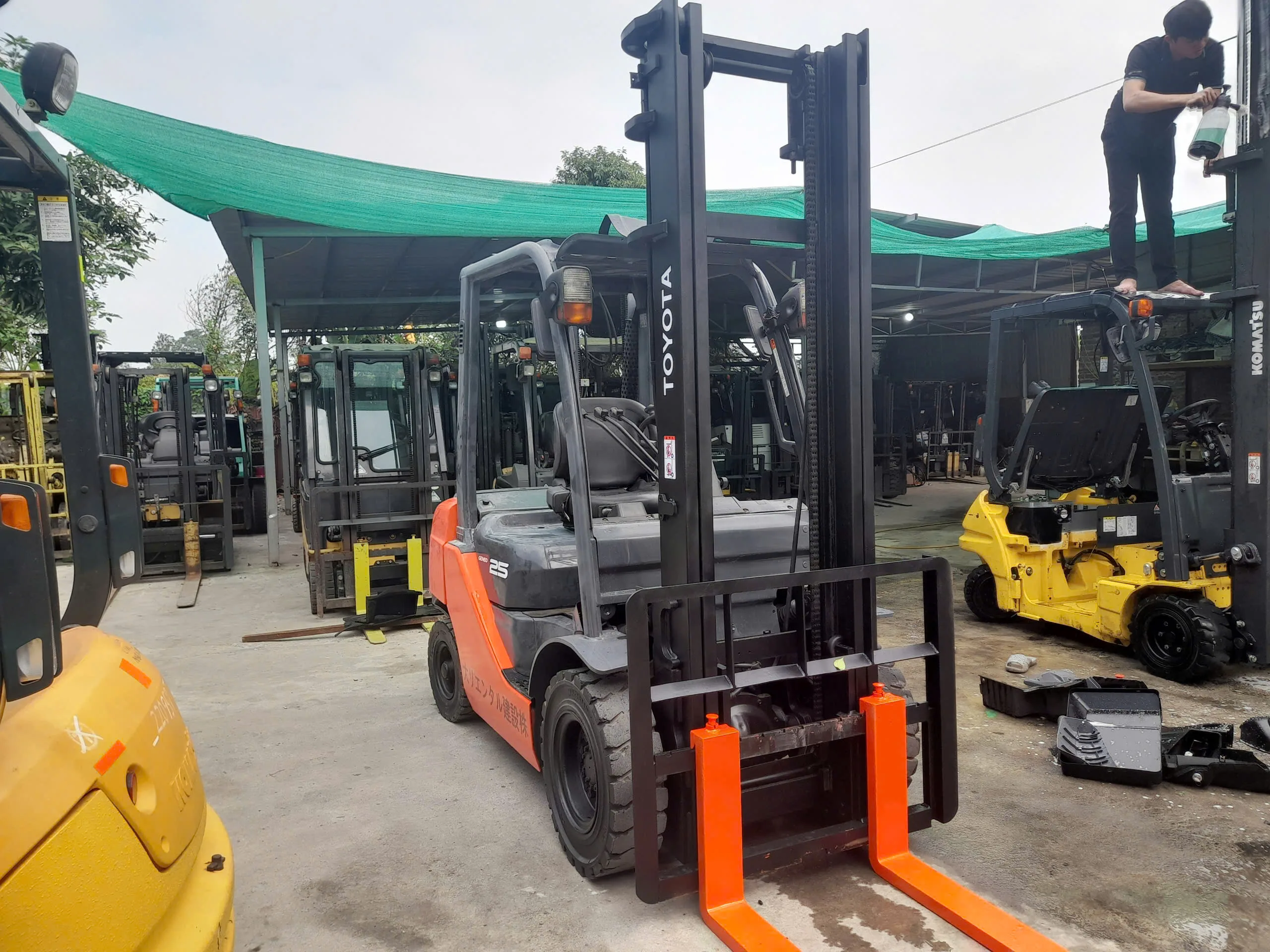 Xe nâng dầu Toyota 8FD25