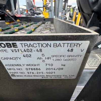Thông số bình - Bình 402 -48V
