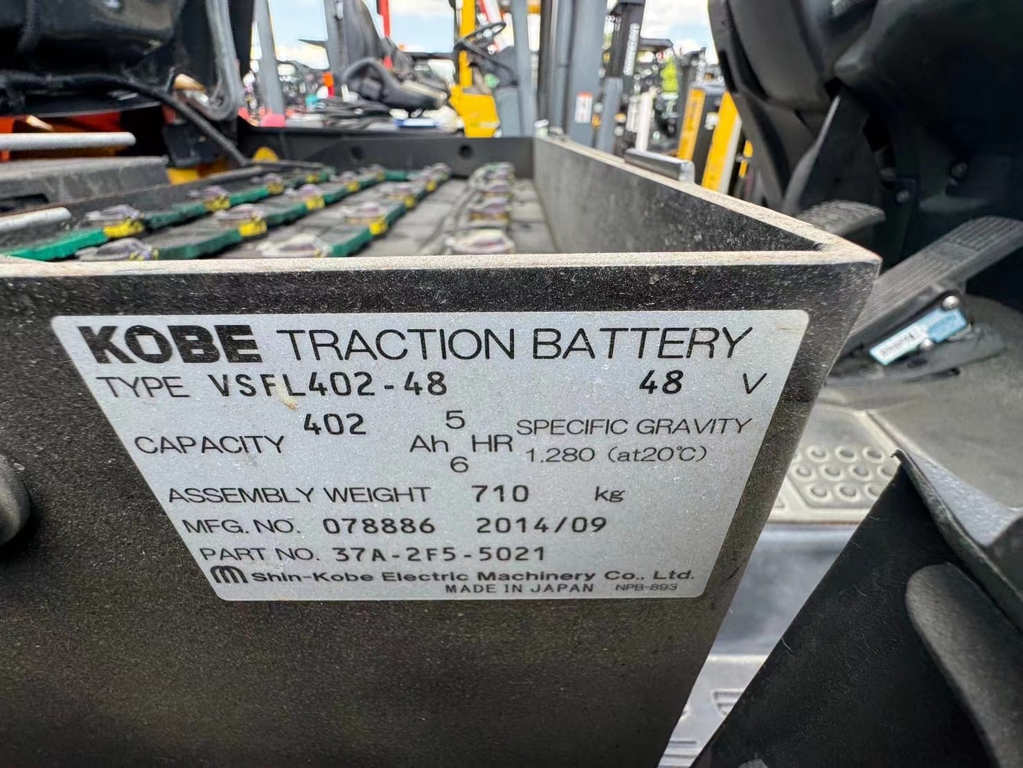 Thông số bình - Bình 402 -48V