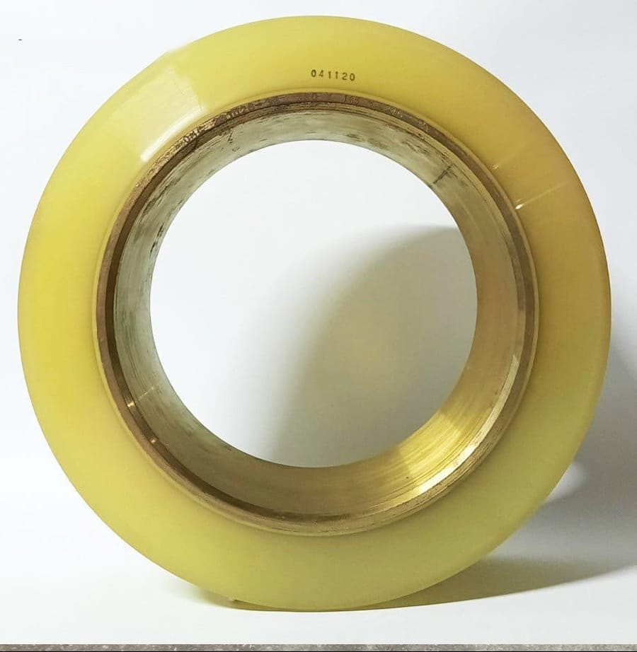 Bánh xe nâng PU OMC 380×145