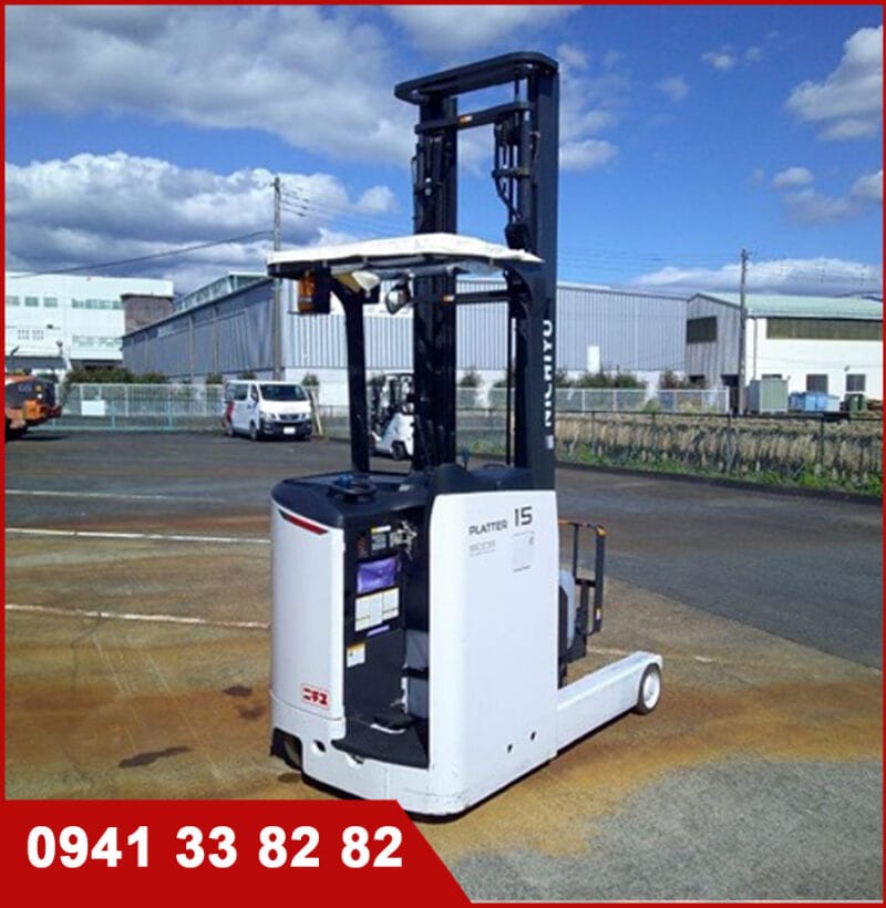 Xe nâng điện cũ Nichiyu tháp cao 5m 2020