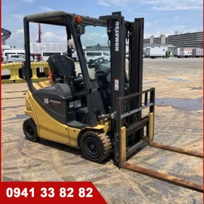Xe nâng điện cũ ngồi lái Komatsu 2018