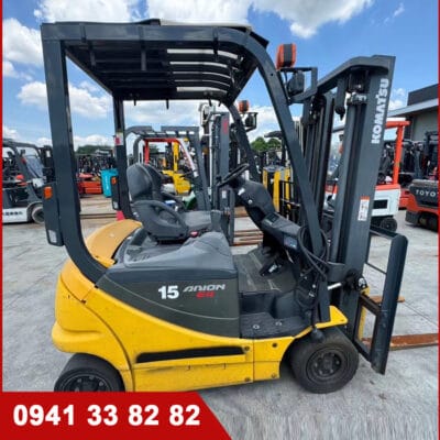 Xe nâng điện cũ ngồi lái Komatsu FB15-12 đời 2014