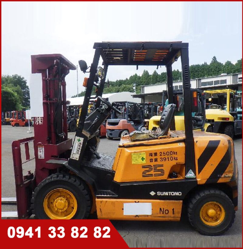 Xe nâng dầu cũ Sumitomo 2,5 tấn