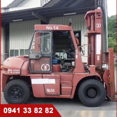 Xe nang máy dầu TCM 7 tấn tháp cao 4m