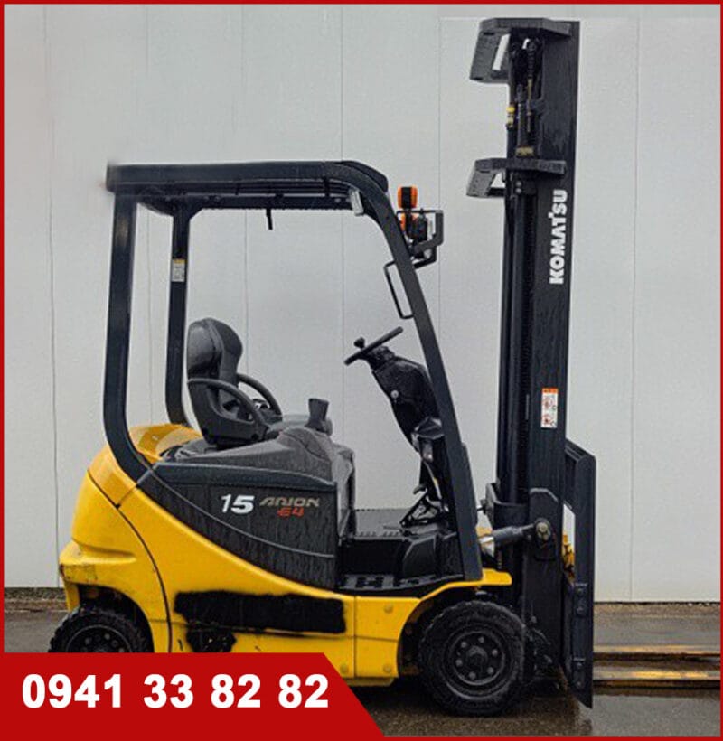 Xe nâng điện cũ Komatsu 1.5 tấn, 4.5m đời 2019