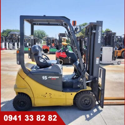 Xe nâng điện cũ Komatsu 1,5 tấn, 3m đời 2014