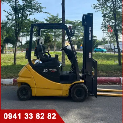 Xe nâng điện cũ Komatsu 2 tấn, 5m đời 2009