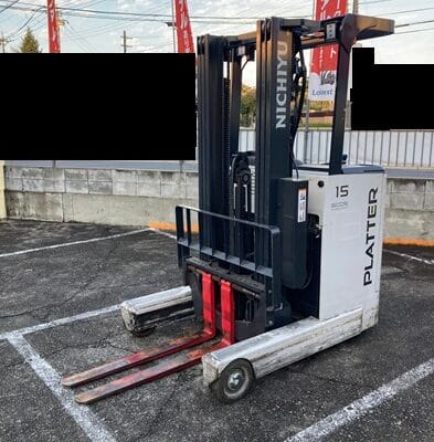 Xe nâng điện 1,5 tấn tháp 4m5 Nhật Bãi