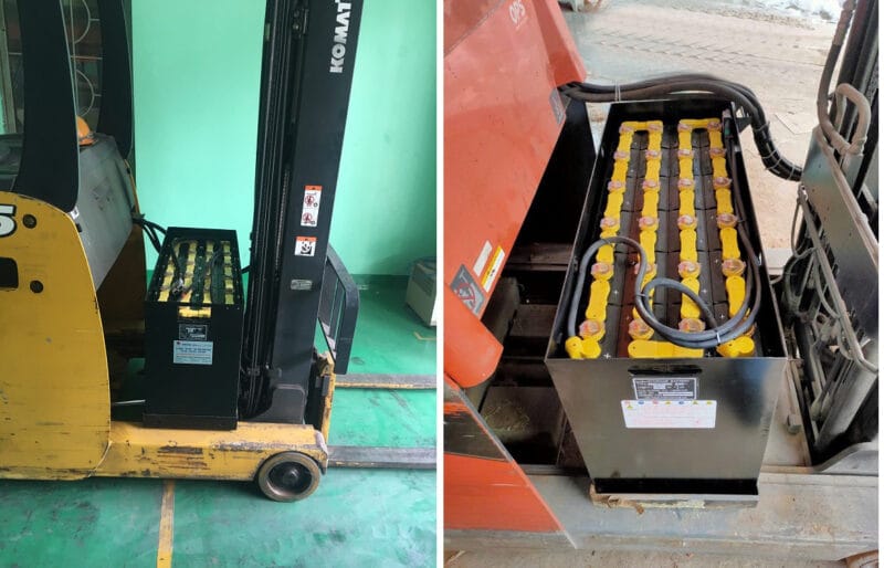 Bình ắc quy xe nâng điện GS YUASA VSF4