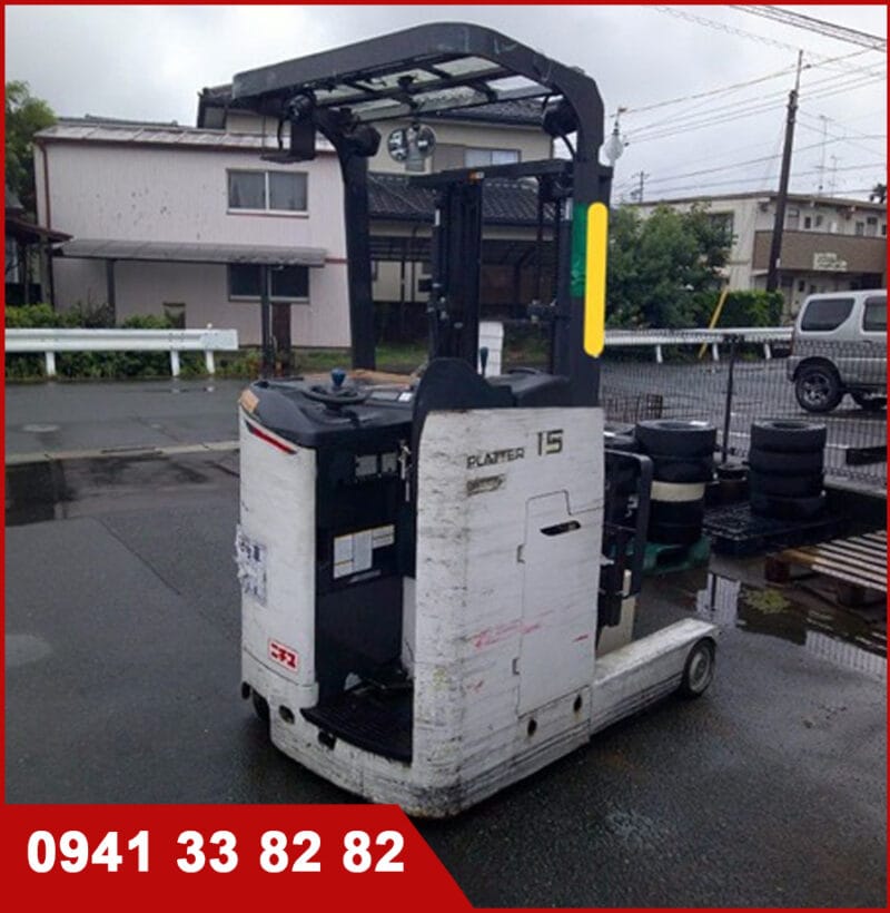 Xe nâng điện cũ Nichiyu 1,5 tấn, 3m đời 2019