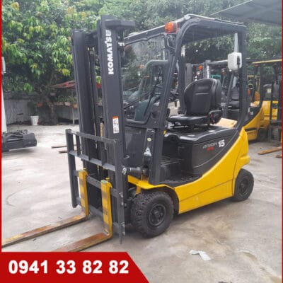 Xe nâng điện cũ Komatsu 2013 1,5 tấn, 3m