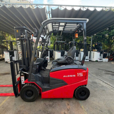 Xe nâng điện Nichiyu 1.5 tấn đời 2021, khung nâng 3m