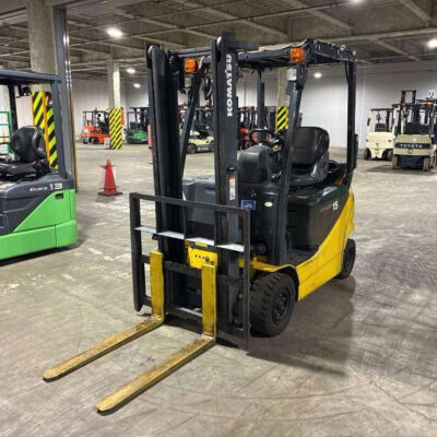 Xe nâng điện Komatsu FB15-12 đời 2015, khung nâng 3m