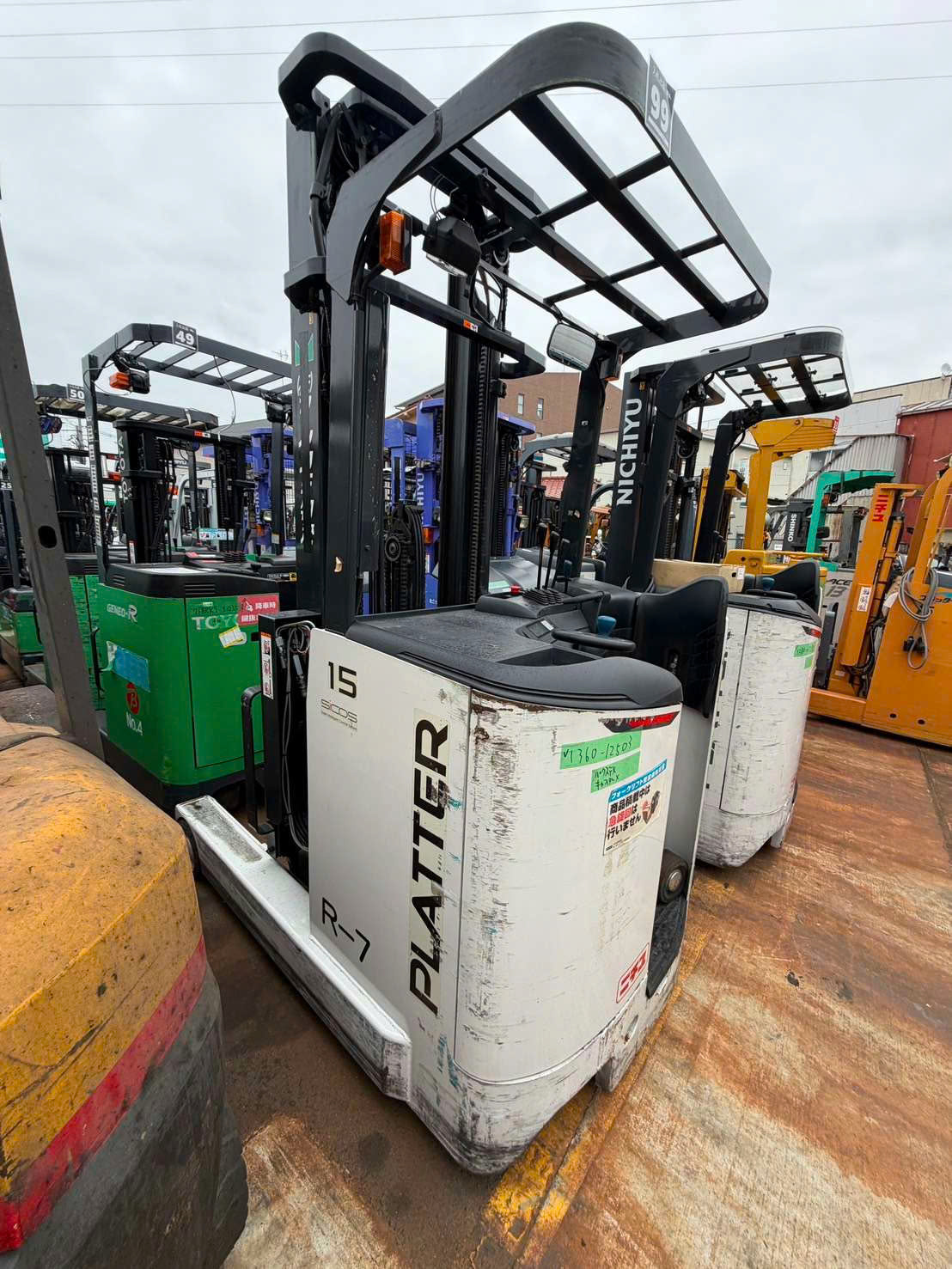 Xe nâng điện Nichiyu đời 2021, khung nâng 6m Xe nâng điện Nichiyu đời 2021, khung nâng 6m